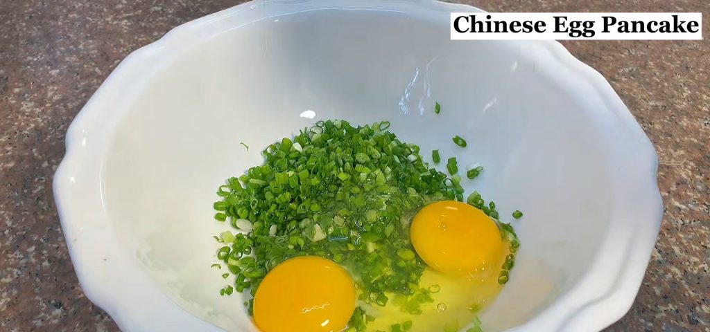 Chinese Egg Pancake - Cook Chinese Foods